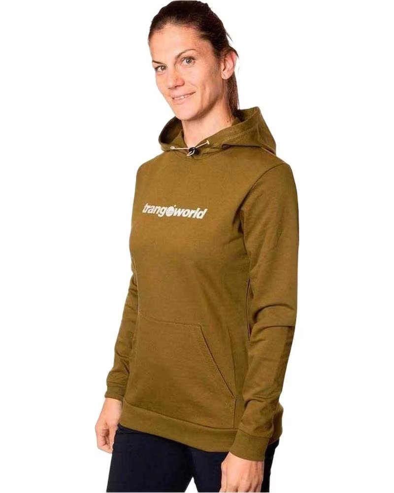 TRANGOWORLD TRANGOWORLD HOODIE MARRON