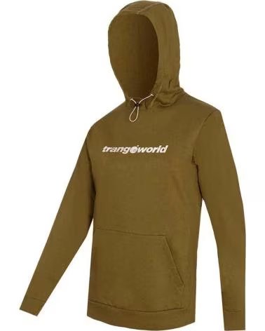 TRANGOWORLD TRANGOWORLD HOODIE MARRON