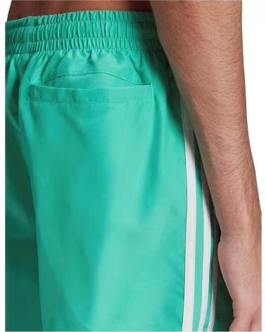 ADIDAS TRAJE DE BANHO ADIDAS 3-STRIPES SWIMS MASCULINO VERDE