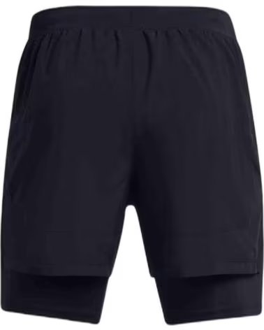 UNDER ARMOUR SHORT UNDER ARMOUR RUN 2-EN-1 POUR HOMME NOIR NEGRO