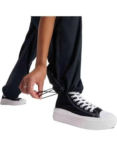 CONVERSE PANTALON LARGO EN PARA MUJER NEGRO