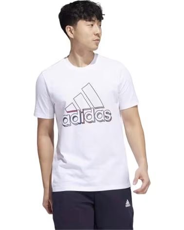 ADIDAS CAMISETA DE MANGA CORTA EN PARA HOMBRE BLANCO