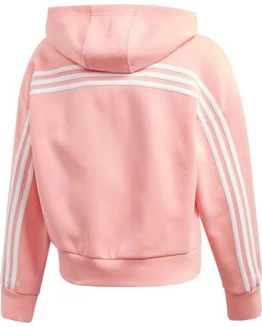 ADIDAS FELPA CON CAPPUCCIO E ZIP ADIDAS ROSA