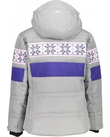 CMP CAMPAGNOLO SUDADERA CON CAPUCHA CAMPAGNOLO EN PARA NINOS UNISEX GRIS