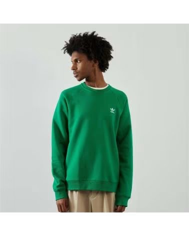 ADIDAS SUDADERA ADIDAS TREFOIL ESSENTIALS CREW VERDE VERDE