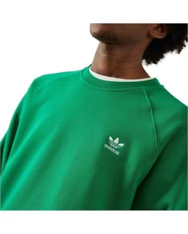 ADIDAS SUDADERA ADIDAS TREFOIL ESSENTIALS CREW VERDE VERDE