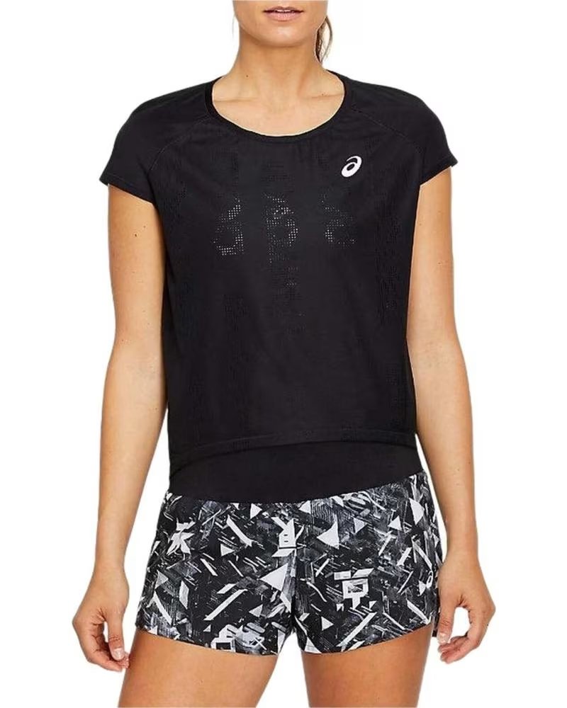 ASICS CAMISETA DE MANGA CORTA EN PARA MUJER NEGRO