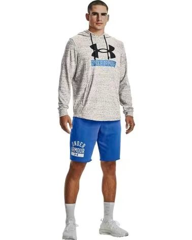 UNDER ARMOUR FELPA CON CAPPUCCIO E LOGO UNDER ARMOUR DA UOMO GRIS