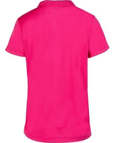 IZAS POLO TÉCNICO DE MANGA CURTA RESPIRÁVEL ROSA