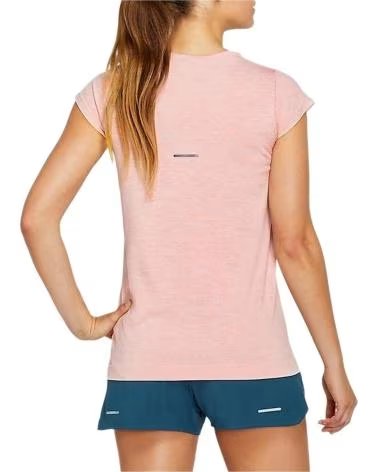 ASICS ASICS CAMISETA TÉCNICA DE MANGA CORTA ROSA
