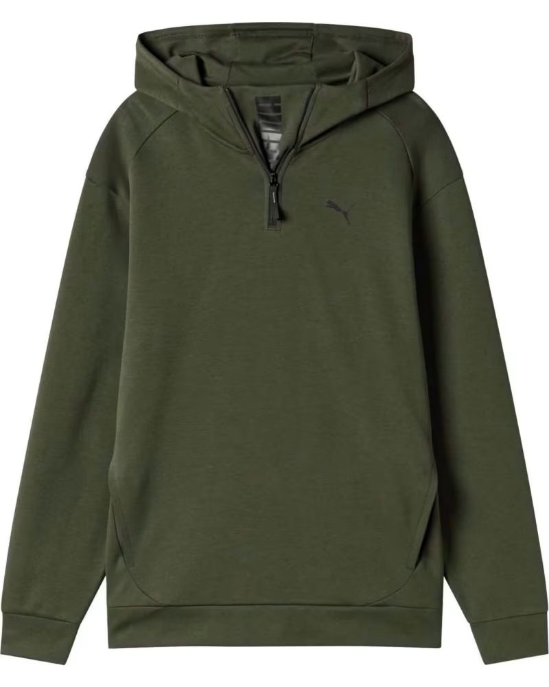 PUMA SUDADERA CON CAPUCHA EN PARA HOMBRE VERDE