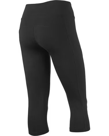 SONTRESS LEGGINGS CAPRI ESPORTIVAS PRETAS FEMININAS NEGRO