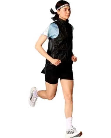 ADIDAS ADIDAS RUNNING SHORTS FOR WOMEN BLACK NEGRO