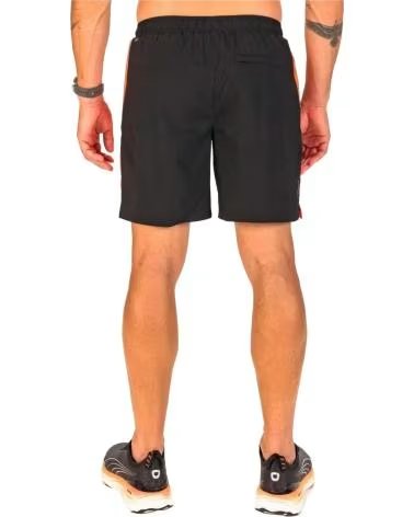 PUMA PUMA RUNNING SHORTS MEN BLACK AND ORANGE MULTICOLOR