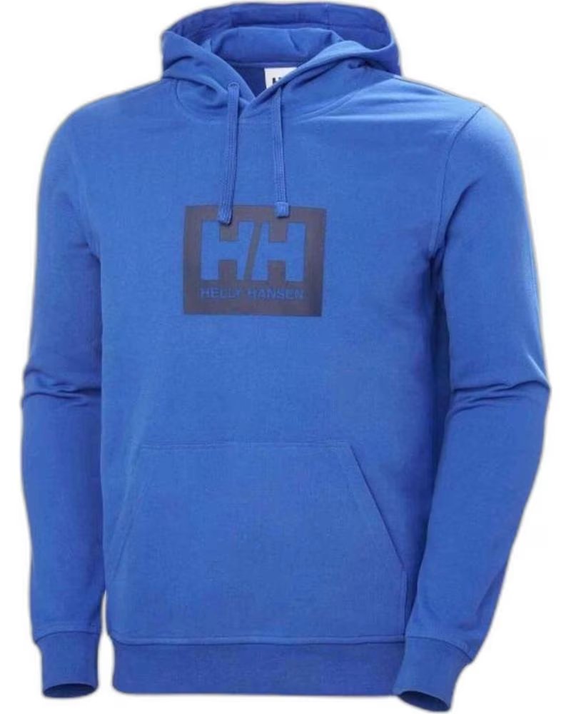 HELLY HANSEN MOLETOM COM CAPUZ HELLY HANSEN HH LOGO MASCULINO AZUL