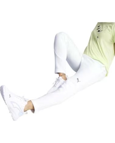 PUMA PANTALONI LUNGHI PUMA ESSENTIALS DA DONNA IN BIANCO BLANCO