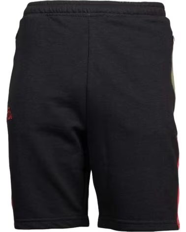 KAPPA PANTALONCINO SPORTIVO KAPPA DA UOMO NERO NEGRO