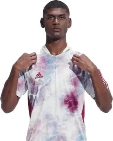 ADIDAS ADIDAS MEN´S SHORT SLEEVE T-SHIRT ABSTRACT PRINT MULTICOLOR