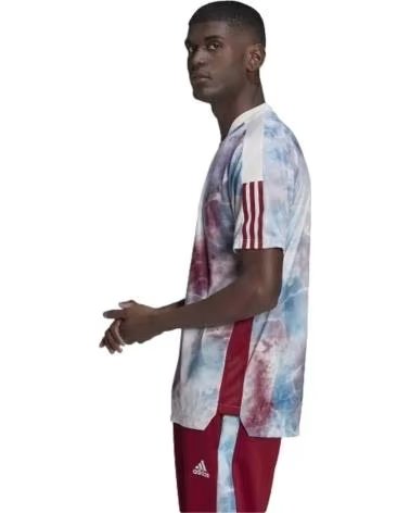 ADIDAS ADIDAS MEN´S SHORT SLEEVE T-SHIRT ABSTRACT PRINT MULTICOLOR