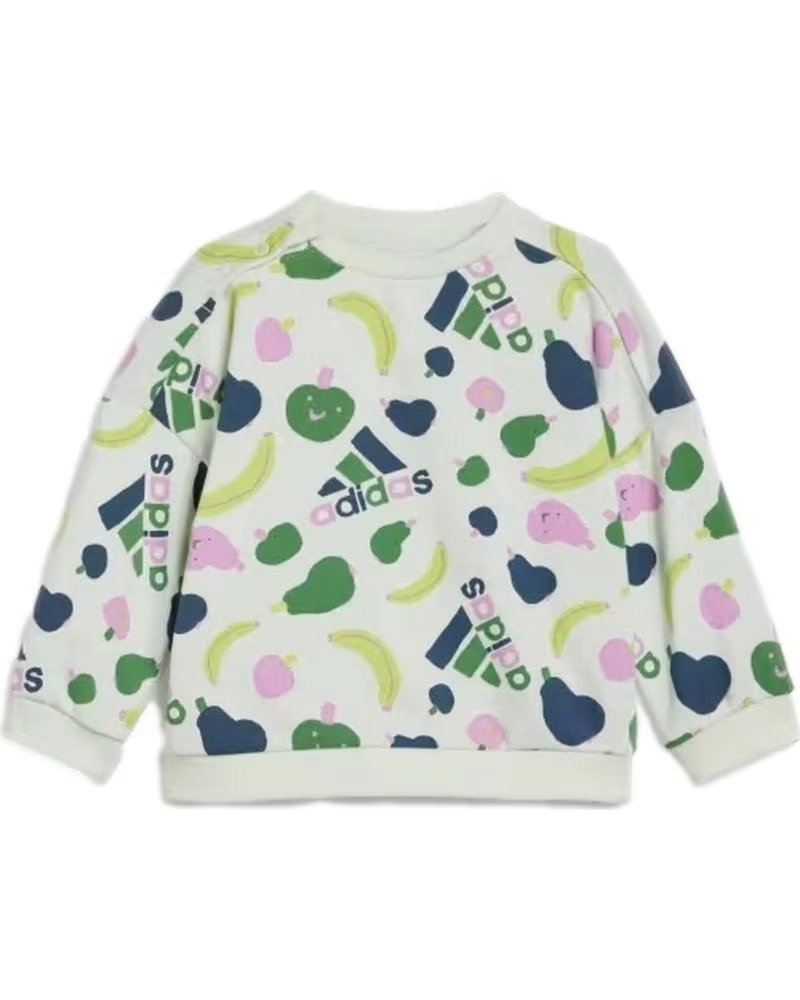 ADIDAS COMPLETO SPORTIVO ADIDAS PER BAMBINO/A CON STAMPA DIVERTENTE MULTICOLOR