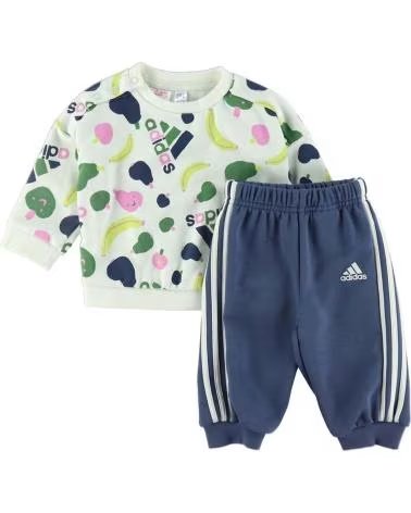 ADIDAS COMPLETO SPORTIVO ADIDAS PER BAMBINO/A CON STAMPA DIVERTENTE MULTICOLOR