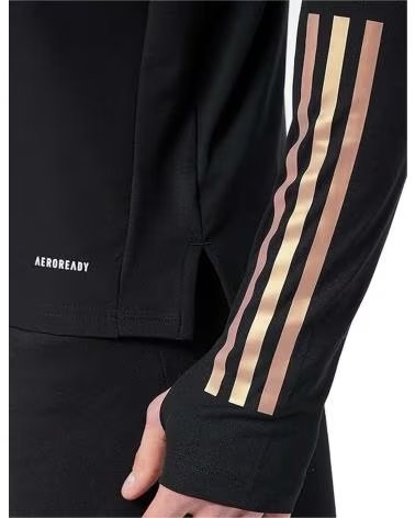 ADIDAS CAMISETA ADIDAS TIRO DE MANGA LARGA PARA HOMBRE NEGRO