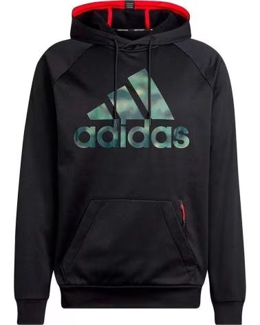 ADIDAS SUDADERA CON CAPUCHA ADIDAS M GG BOS NOV HD PARA HOMBRE, NEGRA NEGRO