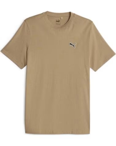 PUMA PUMA ESSENTIALS SHORT SLEEVE T-SHIRT FOR MEN AND WOMEN MARRON