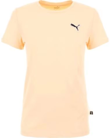 PUMA CAMISETA MANGA CURTA PUMA ESSENTIALS FEMININA NEGRO