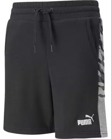 PUMA PANTALON CORTO EN PARA NINOS UNISEX NEGRO