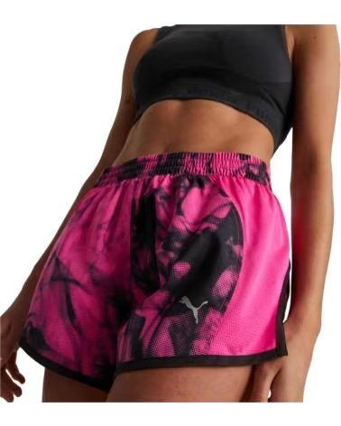 PUMA SHORTS DE RUNNING PUMA RUN FAV AOP VELOCITY PARA MUJER ROSA