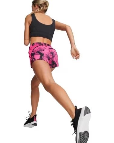 PUMA SHORTS DE RUNNING PUMA RUN FAV AOP VELOCITY PARA MUJER ROSA