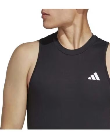 ADIDAS CAMISETA REGATA ADIDAS ESSENTIALS LOGO INFANTIL, UNISSEX, PRETA NEGRO