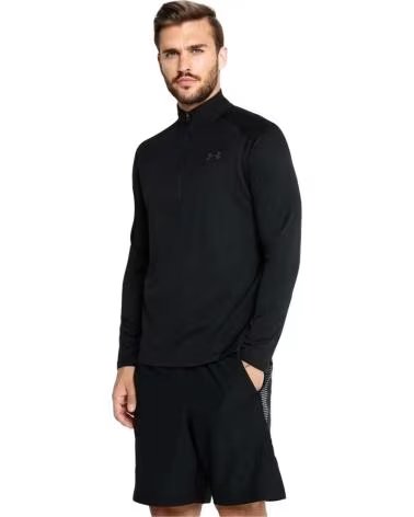 UNDER ARMOUR T-SHIRT À MANCHES LONGUES DE PERFORMANCE POUR HOMMES UNDER ARMOUR NEGRO