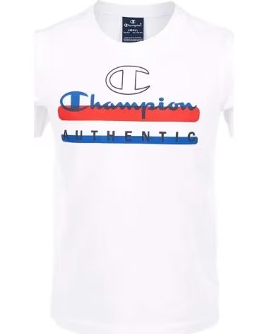 CHAMPION CHAMPION KURZARM-T-SHIRT FÜR HERREN BLANCO