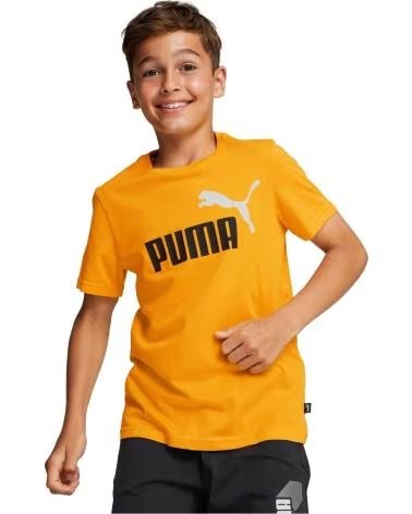 PUMA CAMISETA DE MANGA CORTA EN PARA NINOS AMARILLO