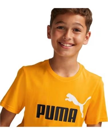 PUMA CAMISETA DE MANGA CORTA EN PARA NINOS AMARILLO