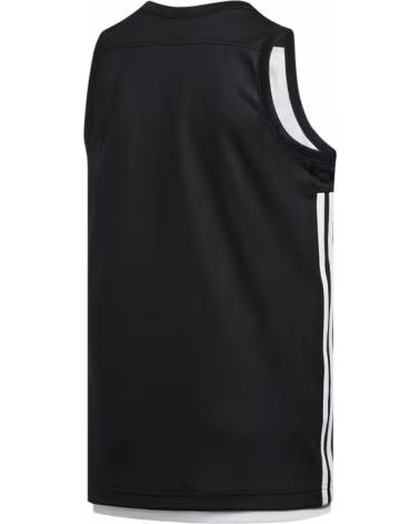 ADIDAS CANOTTA ADIDAS ESSENTIALS 3 STRISCE PER RAGAZZO NEGRO
