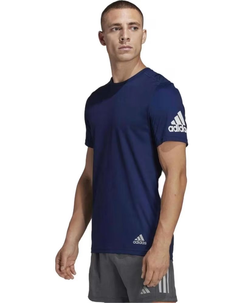 ADIDAS CAMISETA ADIDAS RUN IT MANGA CORTA HOMBRE AZUL AZUL