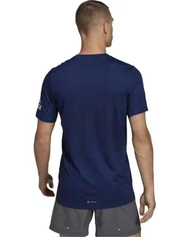 ADIDAS CAMISETA ADIDAS RUN IT MANGA CORTA HOMBRE AZUL AZUL