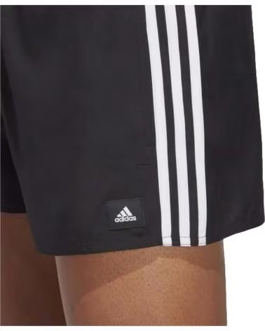 ADIDAS COSTUME DA BAGNO ADIDAS 3 STRISCE UOMO NERO NEGRO