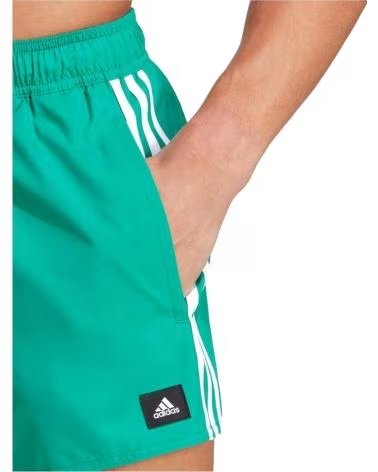 ADIDAS MAILLOT DE BAIN ADIDAS 3 RAYURES HOMME VERT VERDE
