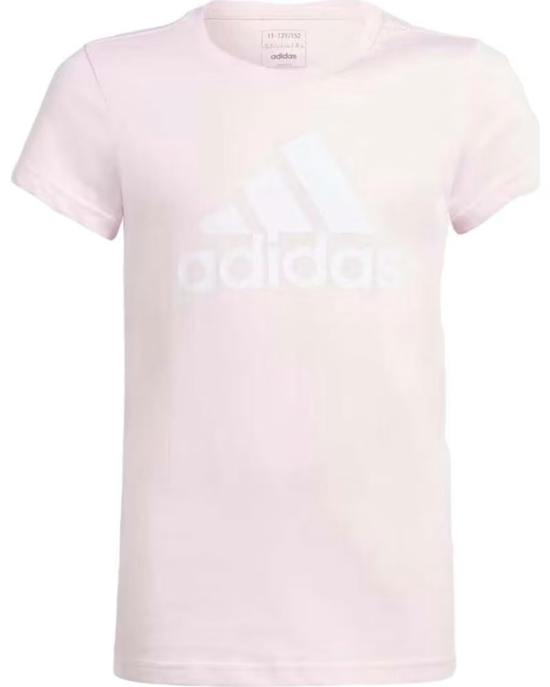 ADIDAS ADIDAS ESSENTIALS LOGO SHORT SLEEVE T-SHIRT UNISEX PINK ROSA