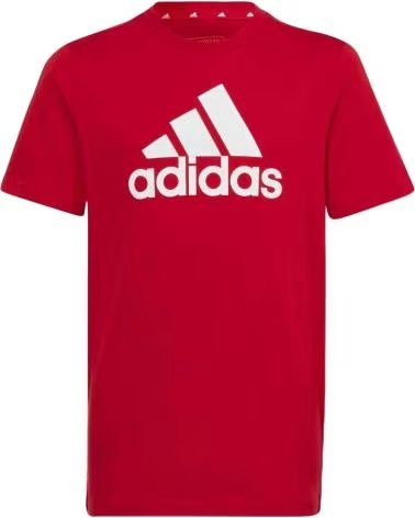ADIDAS T-SHIRT ADIDAS ESSENTIALS LOGO UOMO ROSSA ROJO