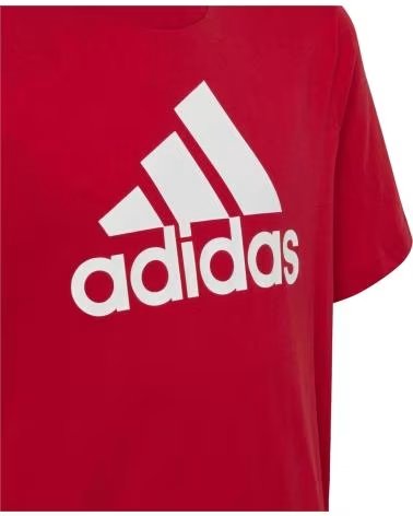 ADIDAS T-SHIRT ADIDAS ESSENTIALS LOGO UOMO ROSSA ROJO