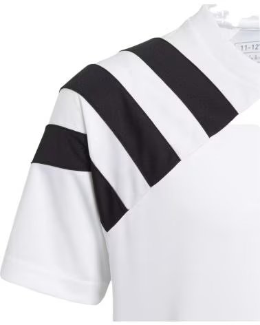 ADIDAS MAGLIETTA ADIDAS A 3 STRISCE PER BAMBINI BLANCO