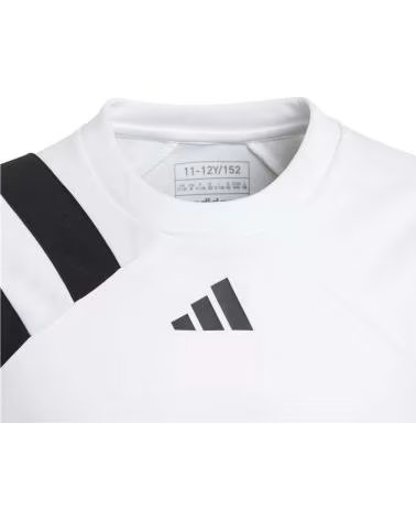 ADIDAS MAGLIETTA ADIDAS A 3 STRISCE PER BAMBINI BLANCO