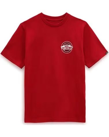 VANS OFF THE WALL CAMISETA VANS OFF THE WALL ROJA MANGA CORTA NIÑO ROJO
