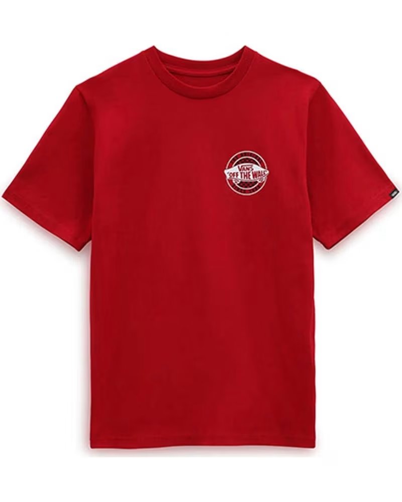 VANS OFF THE WALL VANS OFF THE WALL RED SHORT SLEEVE T-SHIRT KIDS ROJO