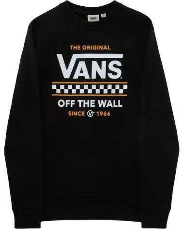 VANS OFF THE WALL VANS "OFF THE WALL" SWEATSHIRT FÜR HERREN IN SCHWARZ NEGRO